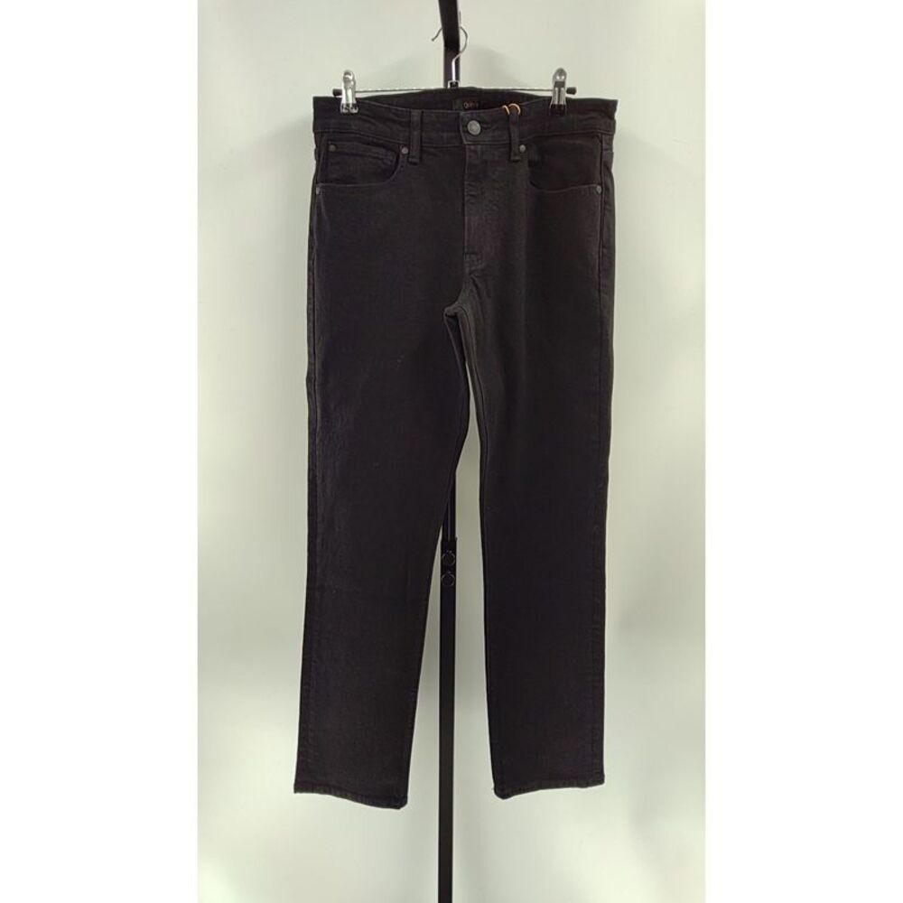 Quince Men Warren Stretch Straight Jeans Black Pants 31